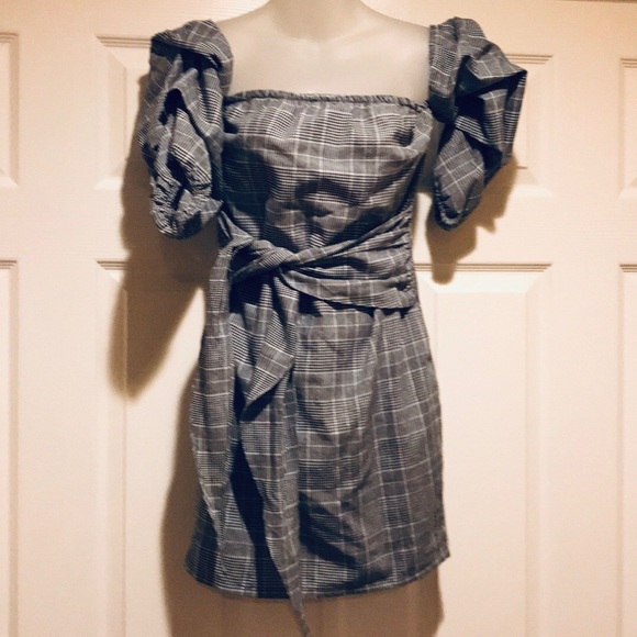 Fashion Nova Dresses & Skirts - Fashion Nova Black and white Plaid Dress